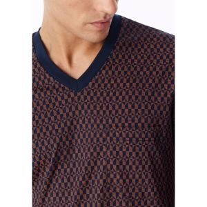 Herenpyjama met lange mouwen 614 kupfer