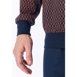 Herenpyjama met lange mouwen 614 kupfer