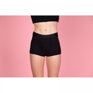 Nikki menstruatie-boxershort zwart