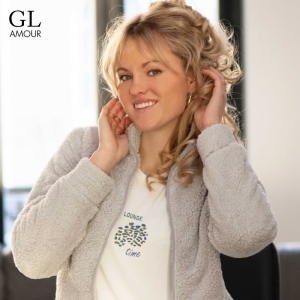 Jacket Teddy 003 Lichtgrijs