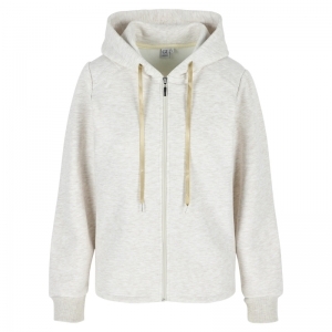 Set hoodie + pant katoen 179 Ecru melée