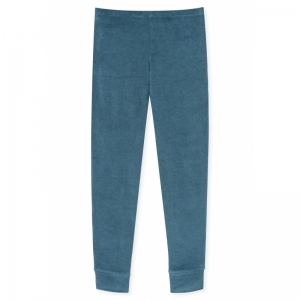 Damespyjama, badstof 816 jeansblauw