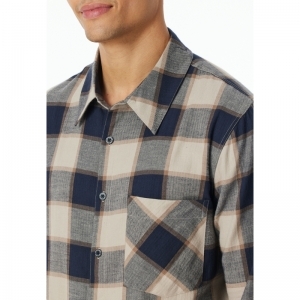 Herenpyjama, flanel 400 natuur