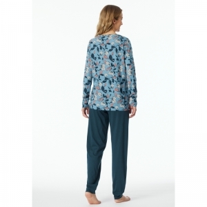 Damespyjama met lange mouwen 913 multicolour