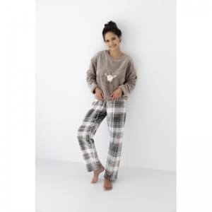 Milou pyjama fleece beige