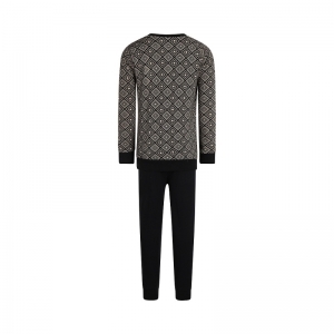 Boys lounge set black