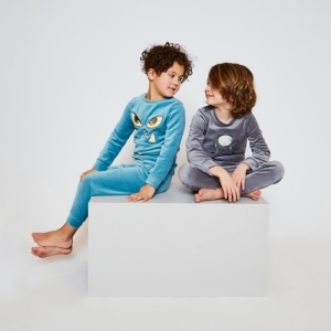 Boys velours set Blue