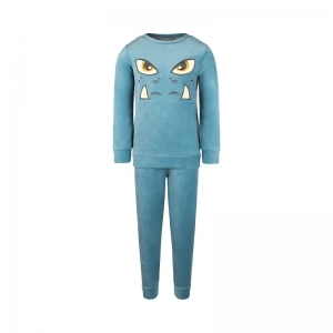 Boys velours set Blue