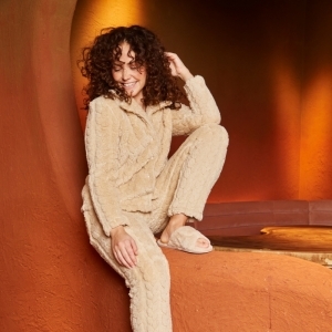 Women comfy set Sand