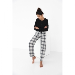 Blanche pyjama Noir