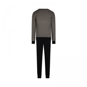 Men Lounge Set Black