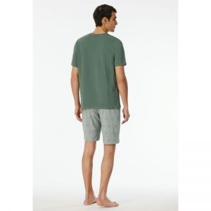 Herenpyjama korte mouwen 701 khaki