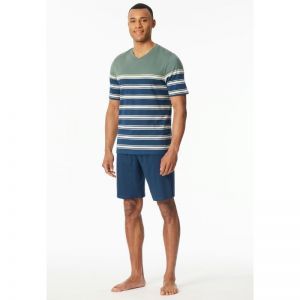 Herenpyjama korte mouwen 701 khaki