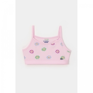 Topje 930 roze bloeme