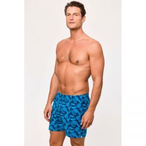 Heren boxershort los 920 blauwe blad