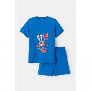 Jongenspyjama korte mouwen 845 blauw