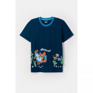 Jongenspyjama, korte mouwen 891 donkerblauw