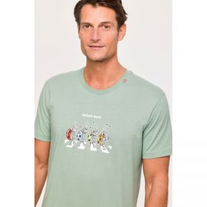 Herenpyjama, korte mouwen 751 groen