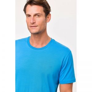 Herenpyjama korte mouwen 845 blauw