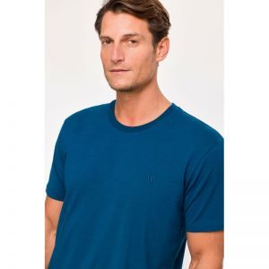 Herenpyjama korte mouwen 891 donkerblauw
