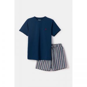 Jongenspyjama, korte mouwen 891 donkerblauw