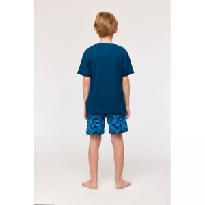 Jongenspyjama, korte mouwen 891 donkerblauw