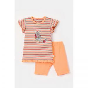 Baby meisjespyjama, korte mouw 904 multicolor