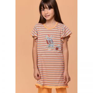 Meisjespyjama, korte mouwen 904 multicolor
