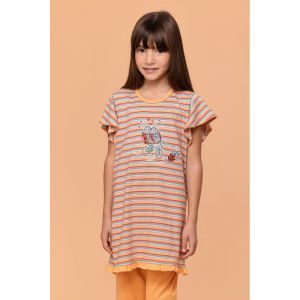 Meisjespyjama, korte mouwen 904 multicolor