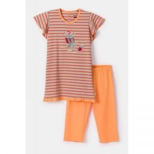 Meisjespyjama, korte mouwen 904 multicolor
