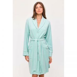 Dames badjas 708 licht turqu