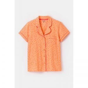 Damespyjama, korte mouwen 913 oranje boll