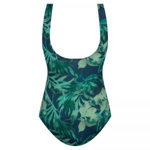 Swimsuit v-neck soft cup 6037 water lily