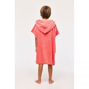 Poncho 488 koraalrood