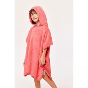 Poncho 488 koraalrood