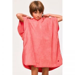 Poncho 488 koraalrood