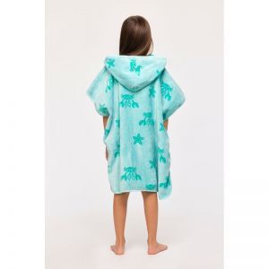 Poncho 966 lichtblauwe