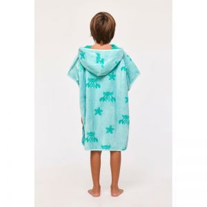 Poncho 966 lichtblauwe