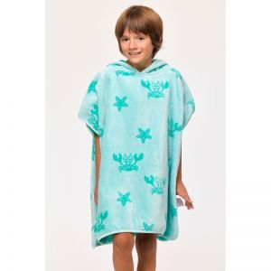 Poncho 966 lichtblauwe