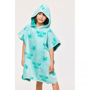 Poncho 966 lichtblauwe