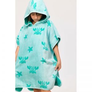 Poncho 966 lichtblauwe
