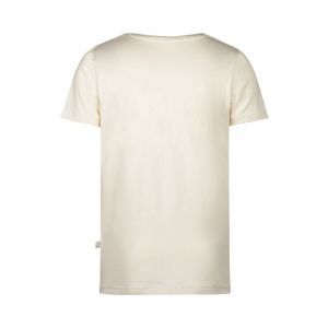Damespyjama korte mouwen Off white