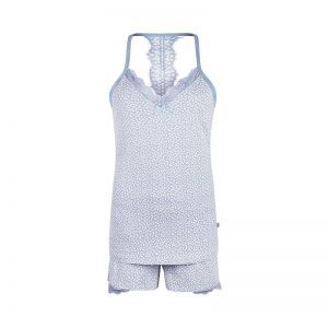 Women shortama Mid blue