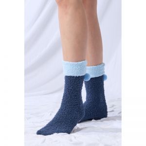 Sokken met antislip noppen 831 donkerblauw