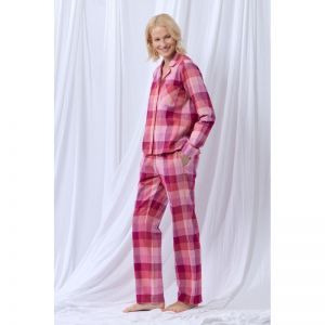 Damespyjama in flanel 983 flanel ruit
