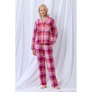 Damespyjama in flanel 983 flanel ruit