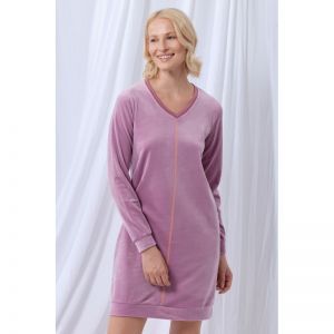Slaapkleedje in velours 351 warm lila