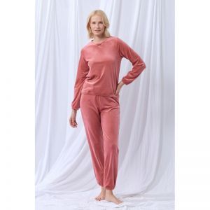 Dames homewear set 418 framboos