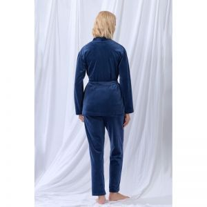 Dames huispak met topje 831 donkerblauw