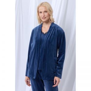 Dames huispak met topje 831 donkerblauw